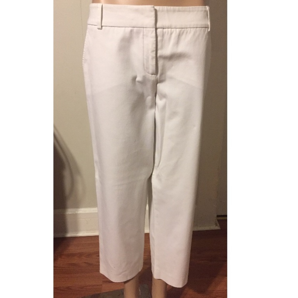 “Peace of cloth “stretch white pants